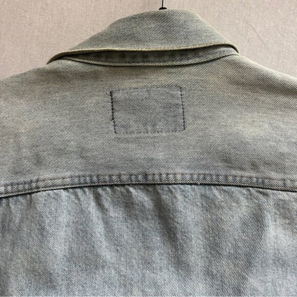 Vintage Great Western Garment Company oversize denim jean jacket Sz M - Picture 6 of 13